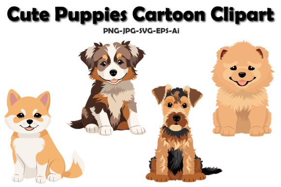 Download Cute Puppies Dog Cartoon Clipart - Cute puppies Collection