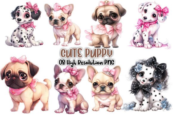 Download Cute Puppies Sublimation Clipart - Cute puppies Collection