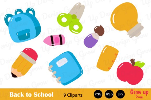 Download Back to School, Education Clipart Set. - Premium Resources