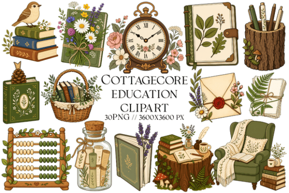 Download Cottagecore Education Clipart - Education clipart Collection