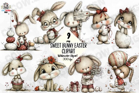 Download Sweet Bunny Easter PNG - Sweet bunny Collection